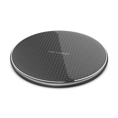 Wholesale Round Desktop Qi Charging Ultra Thin Table Mobile Portable Phone Wireless Charger Fast Charger