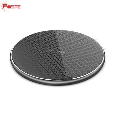 2020 Trending 10W Qi Wireless Charger Pad LED Light Fast Charging Wireless Charger for iphone Xs