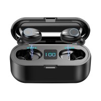 Mini headphones f9 TWS 5.0 Wireless Earbuds Earphone With 2000mAh Charging Bluetooth Gaming Headset With LED Display headphone